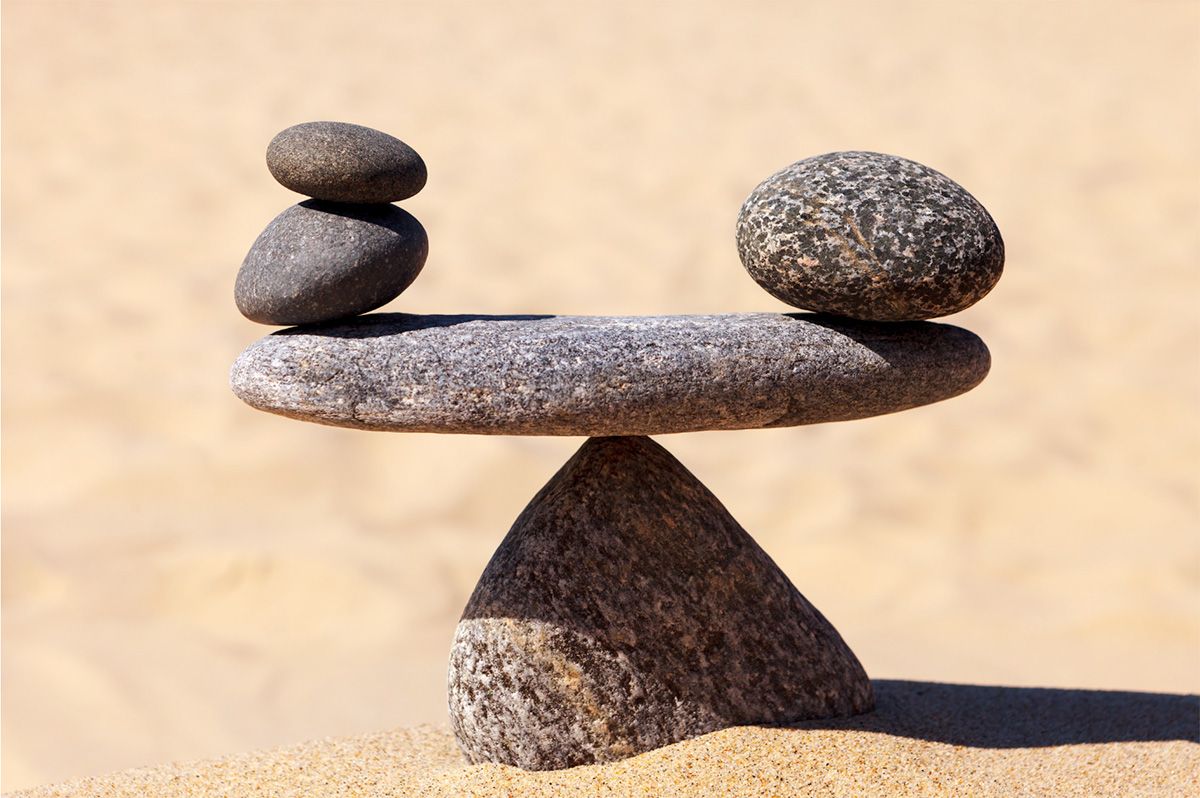Stones arranged in a way that shows great balance.